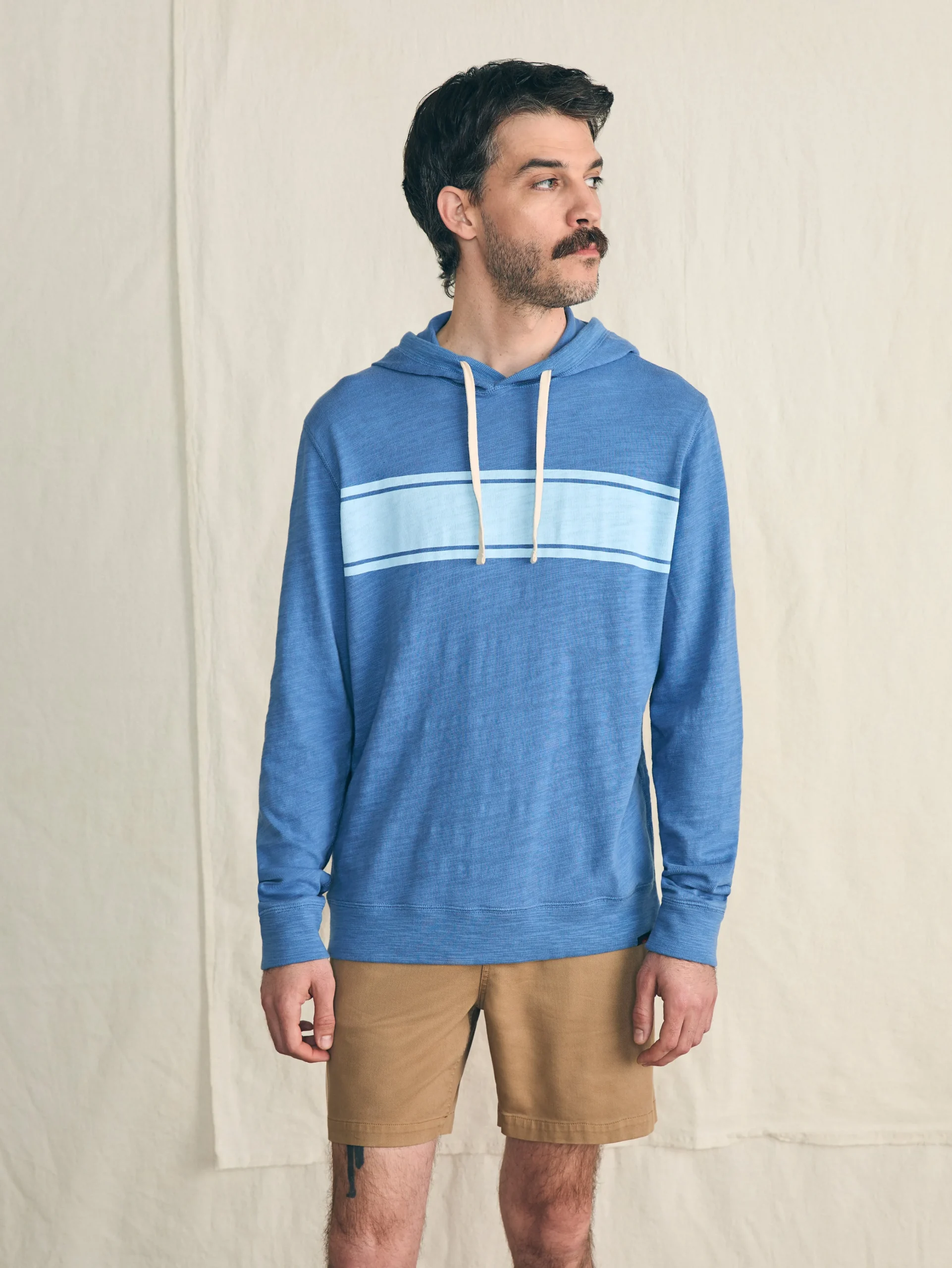 Faherty Brand Sunwashed Slub Hoodie -^ Hoodies & Sweatshirts