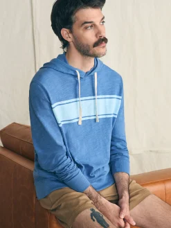 Faherty Brand Sunwashed Slub Hoodie -^ Hoodies & Sweatshirts