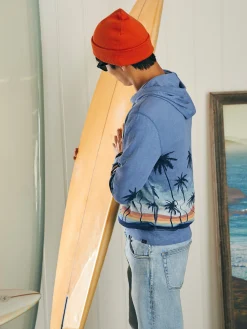 Faherty Brand Sunwashed Slub Hoodie -^ Hoodies & Sweatshirts
