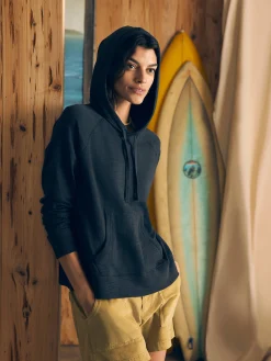 Faherty Brand Sunwashed Slub Hoodie -^Women Hoodies & Sweatshirts