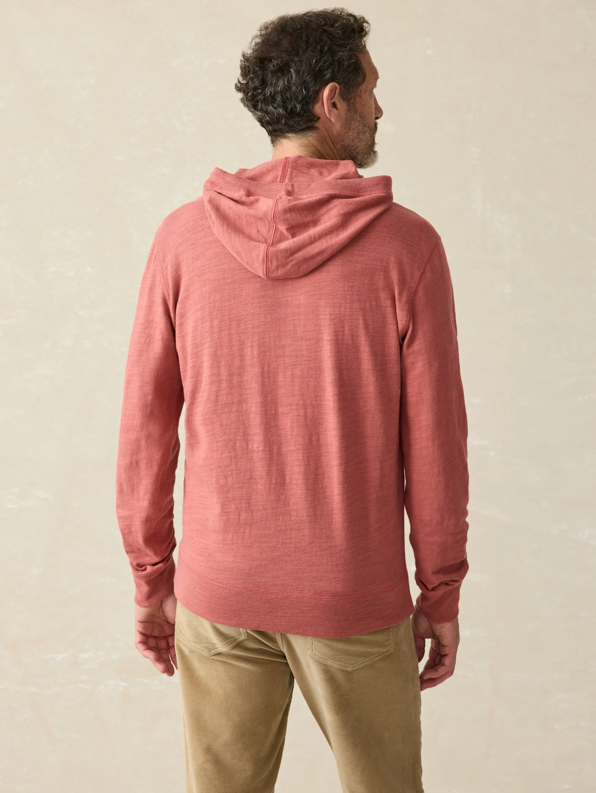Faherty Brand Sunwashed Slub Hoodie (Tall) -^ Hoodies & Sweatshirts