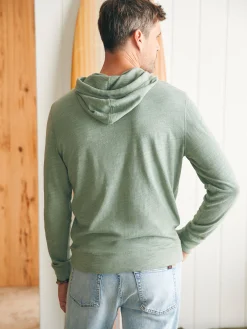 Faherty Brand Sunwashed Slub Hoodie (Tall) -^ Hoodies & Sweatshirts