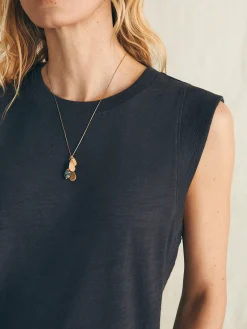 Faherty Brand Sunwashed Slub Muscle Tank -^Women T-Shirts