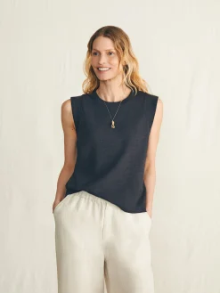 Faherty Brand Sunwashed Slub Muscle Tank -^Women T-Shirts