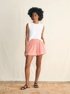 Faherty Brand Sunwashed Slub Muscle Tank -^Women T-Shirts