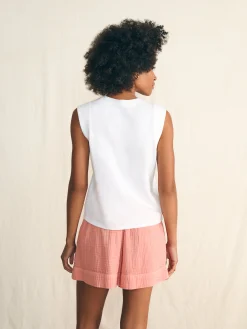 Faherty Brand Sunwashed Slub Muscle Tank -^Women T-Shirts
