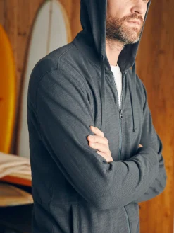 Faherty Brand Sunwashed Slub Zip Hoodie -^ Hoodies & Sweatshirts