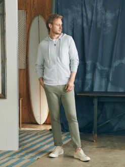 Faherty Brand Sunwashed Slub Zip Hoodie -^ Hoodies & Sweatshirts