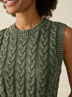 Faherty Brand Sunwashed Sweater Vest -^Women Sweaters