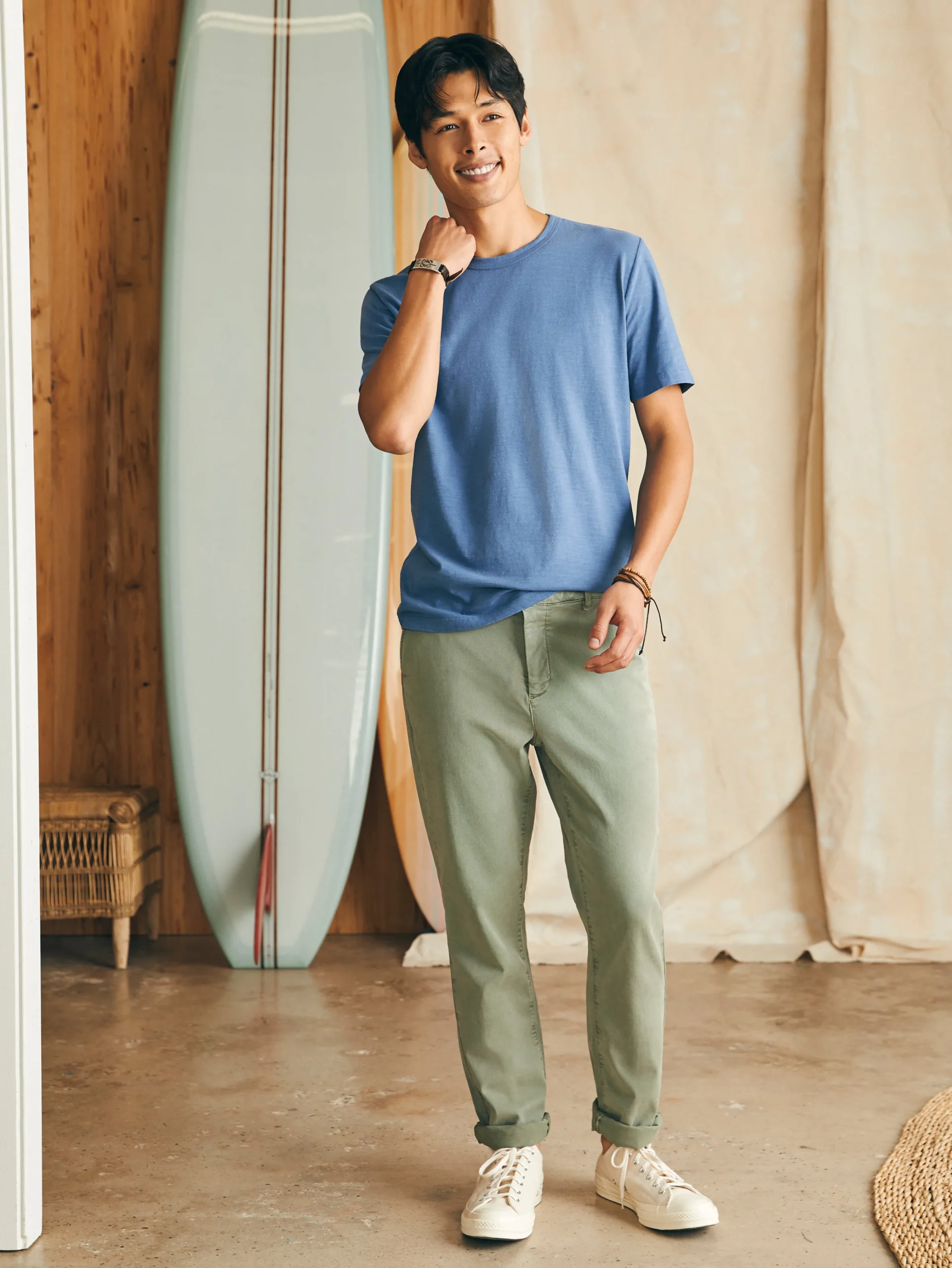 Faherty Brand Sunwashed Tee -^ T-Shirts & Henleys