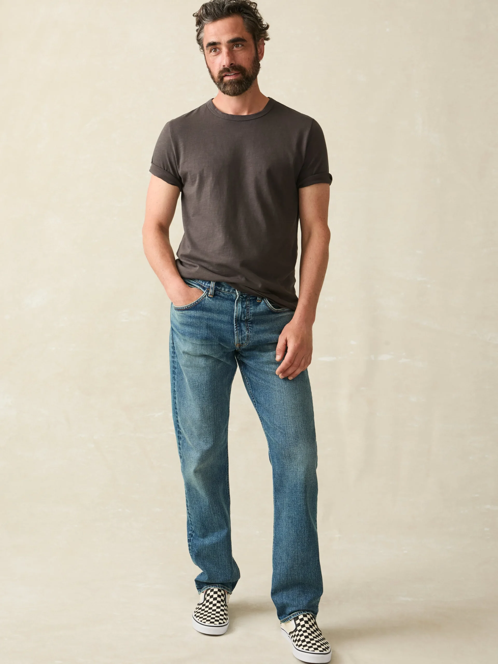 Faherty Brand Sunwashed Tee (Tall) -^ T-Shirts & Henleys