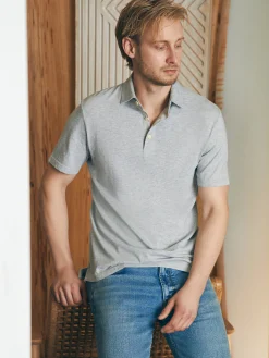 Faherty Brand Sunwashed T-Shirt Polo -^ Polo Shirts|T-Shirts & Henleys
