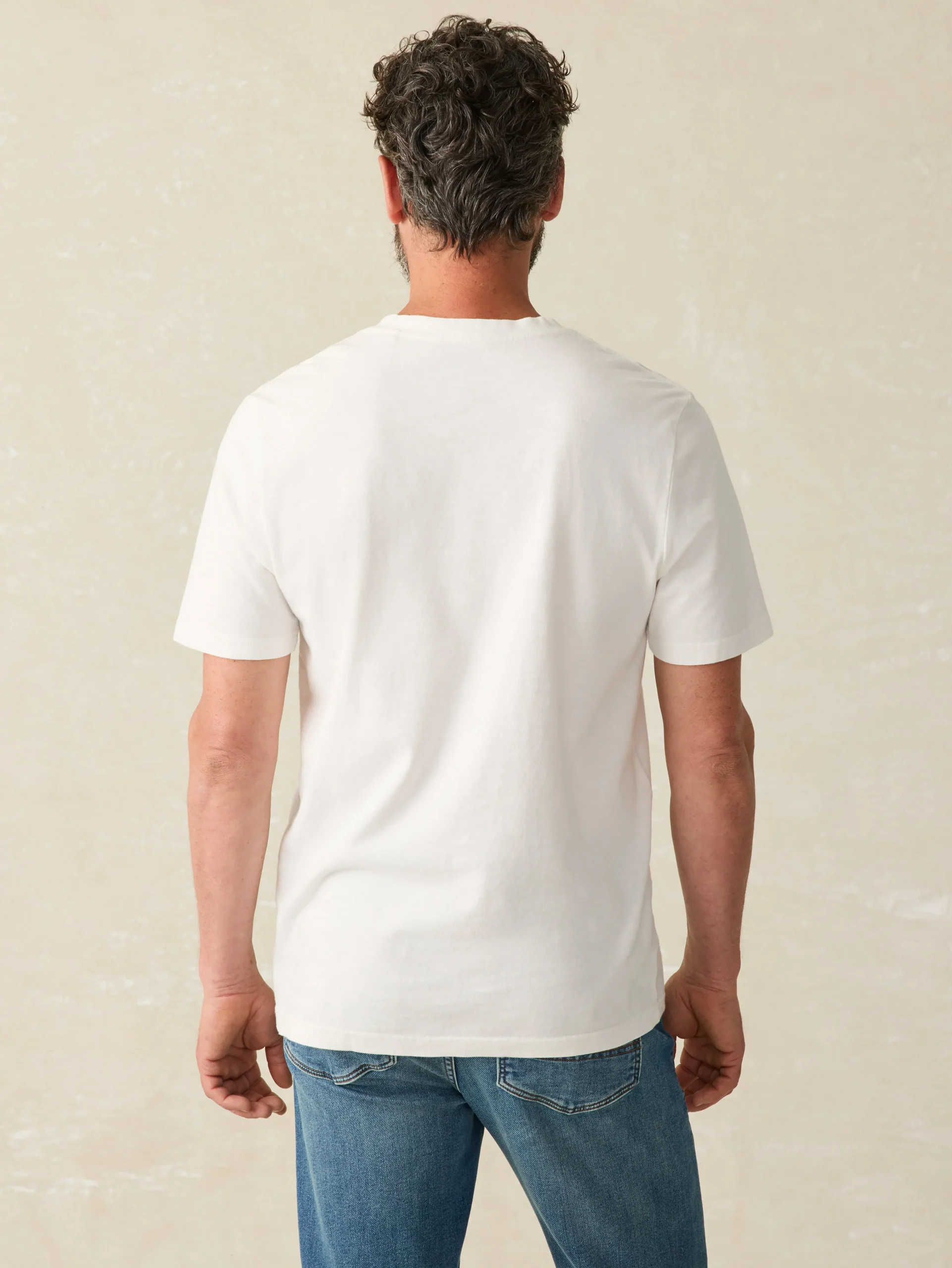 Faherty Brand Sunwashed V-Neck Tee -^ T-Shirts & Henleys