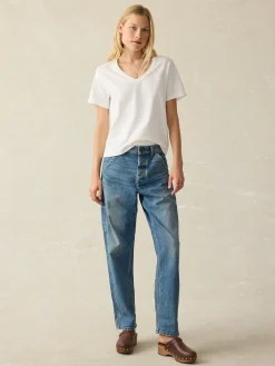 Faherty Brand Sunwashed V-Neck Tee -^Women T-Shirts
