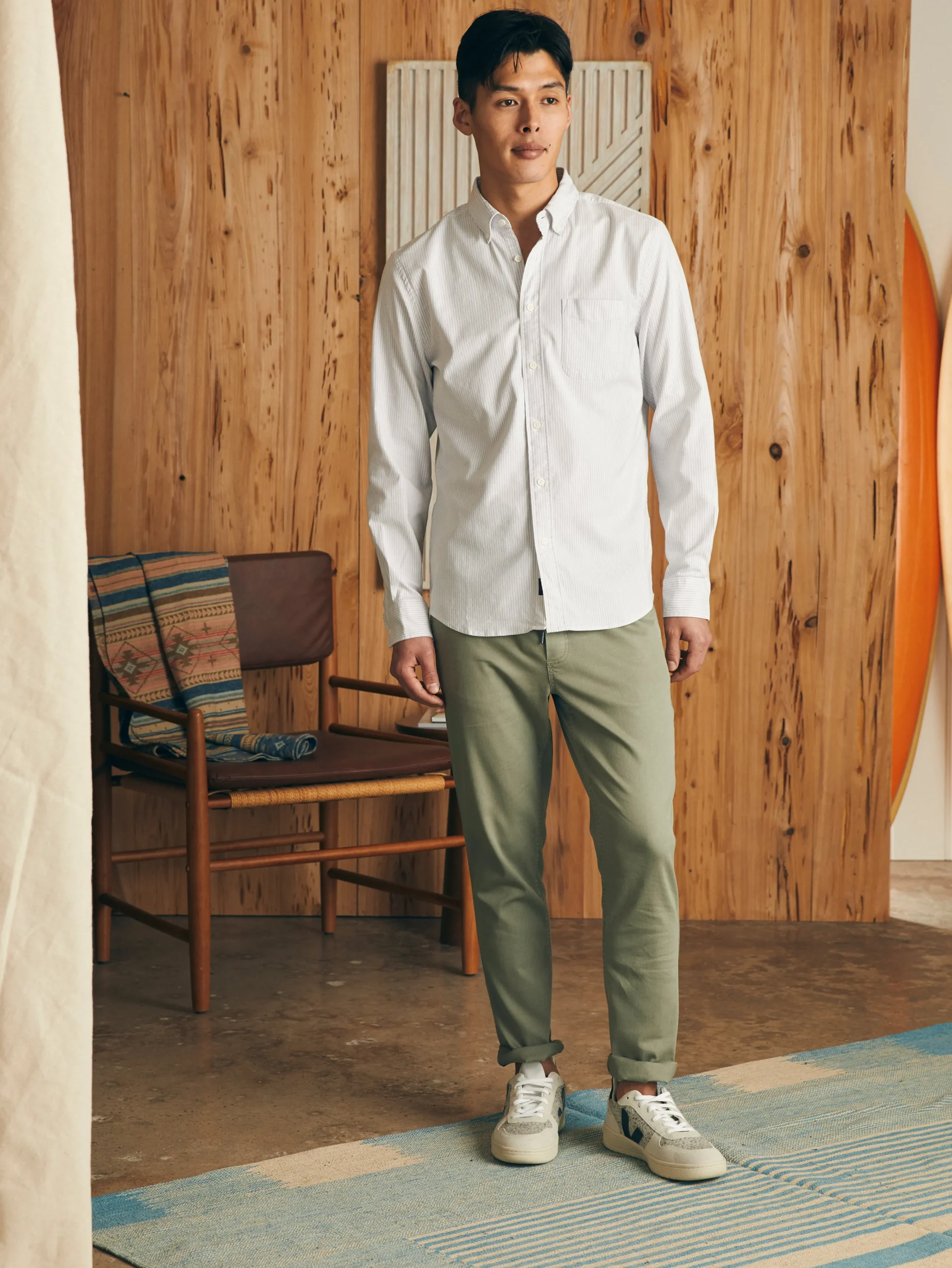 Faherty Brand Supima Oxford Shirt -^ Shirts