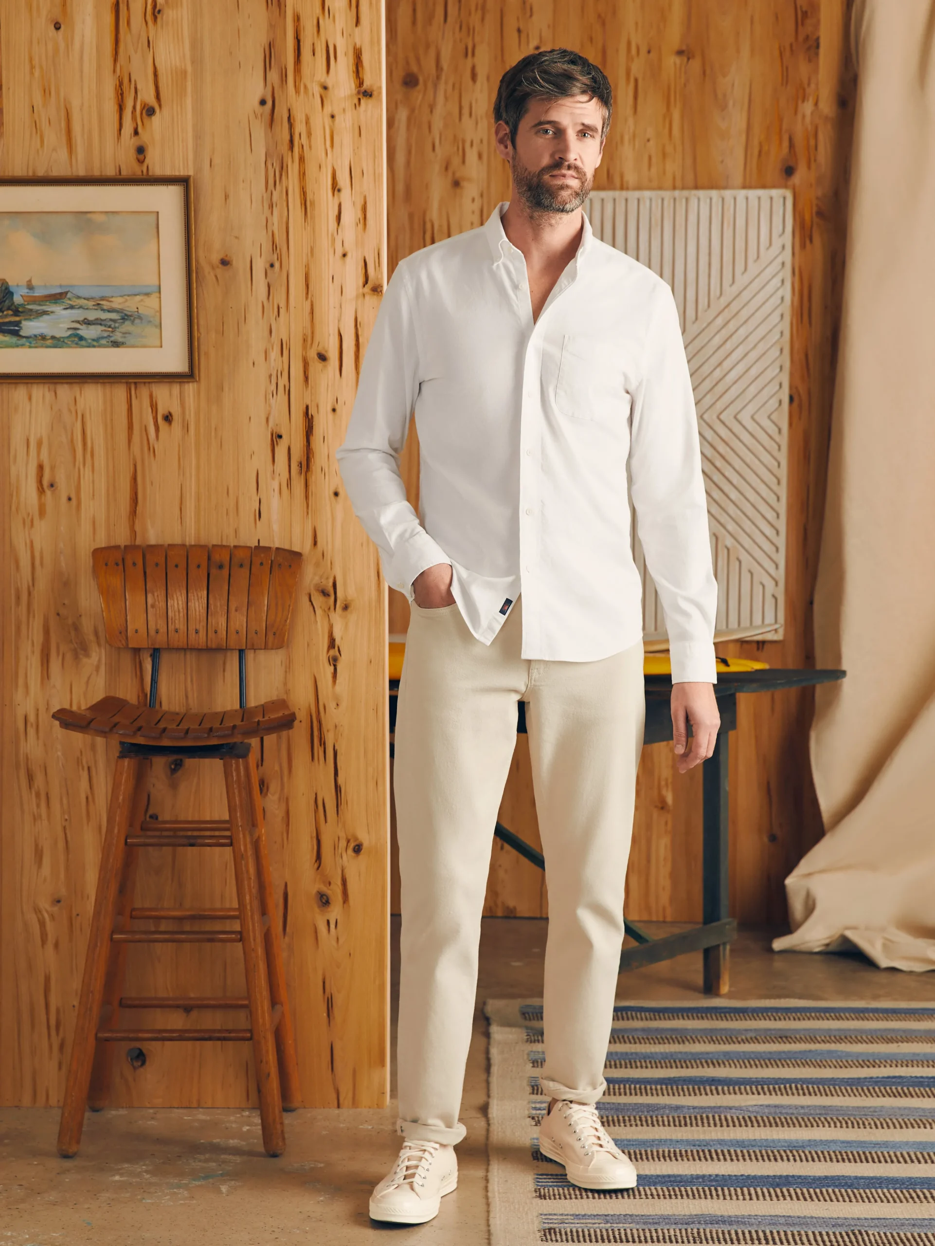 Faherty Brand Supima Oxford Shirt -^ Shirts