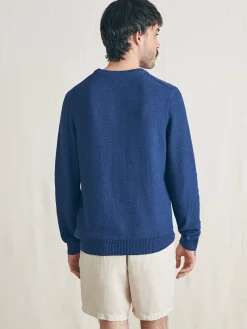 Faherty Brand Surf Stripe Crew Sweater -^ Sweaters