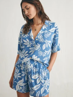 Faherty Brand Surfrider Cabana Camp Shirt -^Women Shirts & Tops