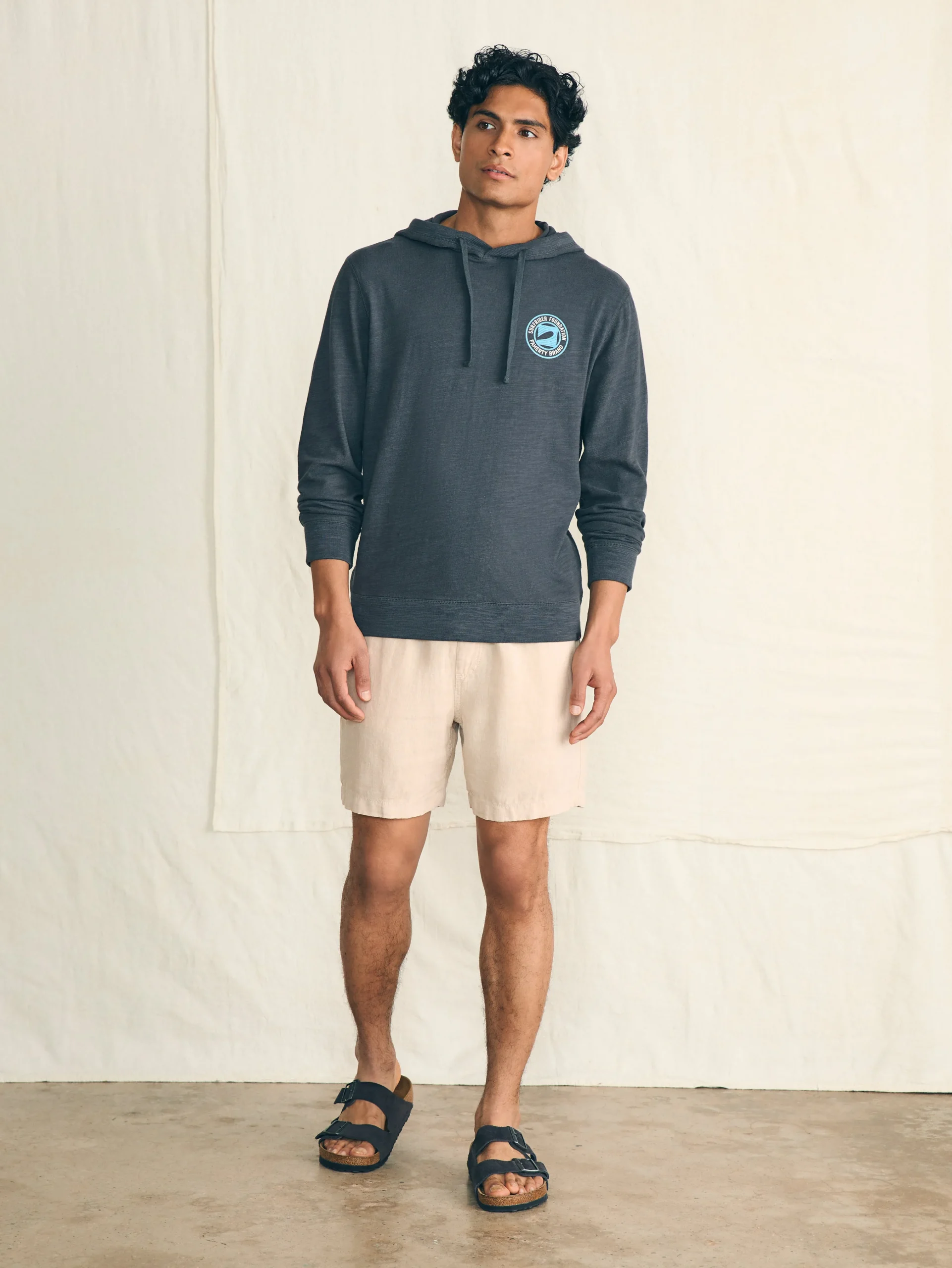 Faherty Brand Surfrider Sunwashed Slub Hoodie -^ Hoodies & Sweatshirts