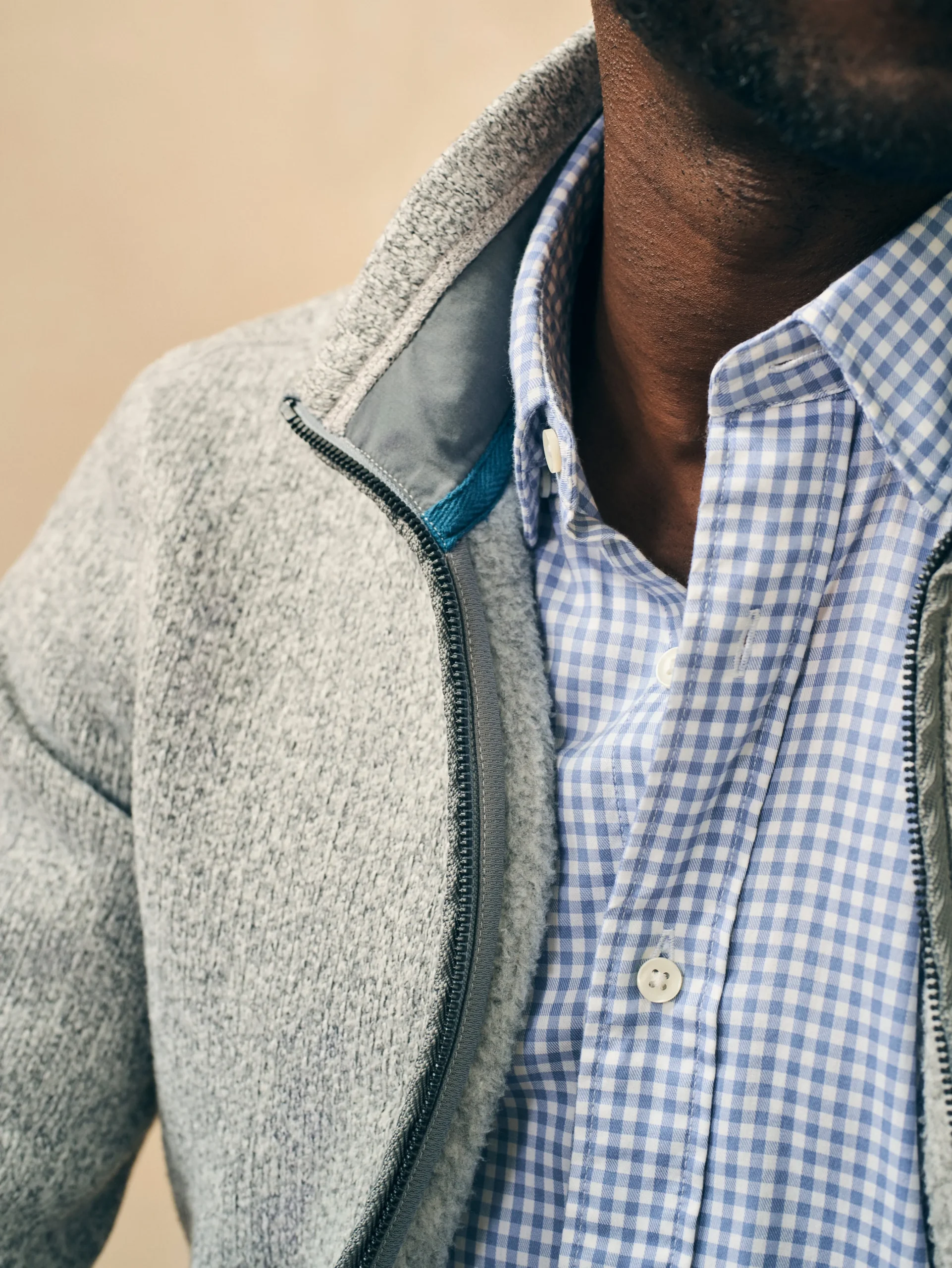 Faherty Brand Sweater Fleece Full Zip -^ Sweaters|Hoodies & Sweatshirts