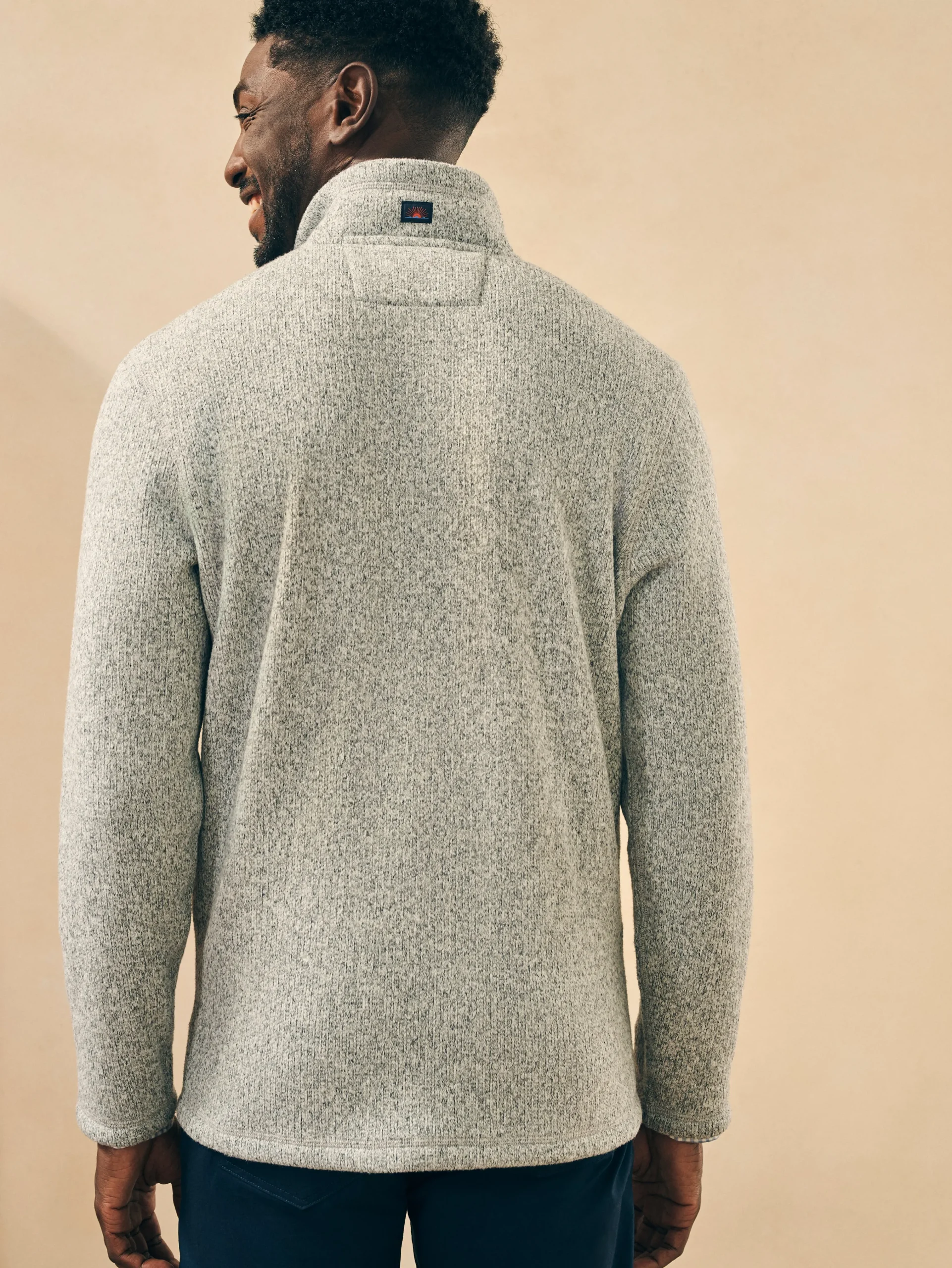 Faherty Brand Sweater Fleece Full Zip -^ Sweaters|Hoodies & Sweatshirts