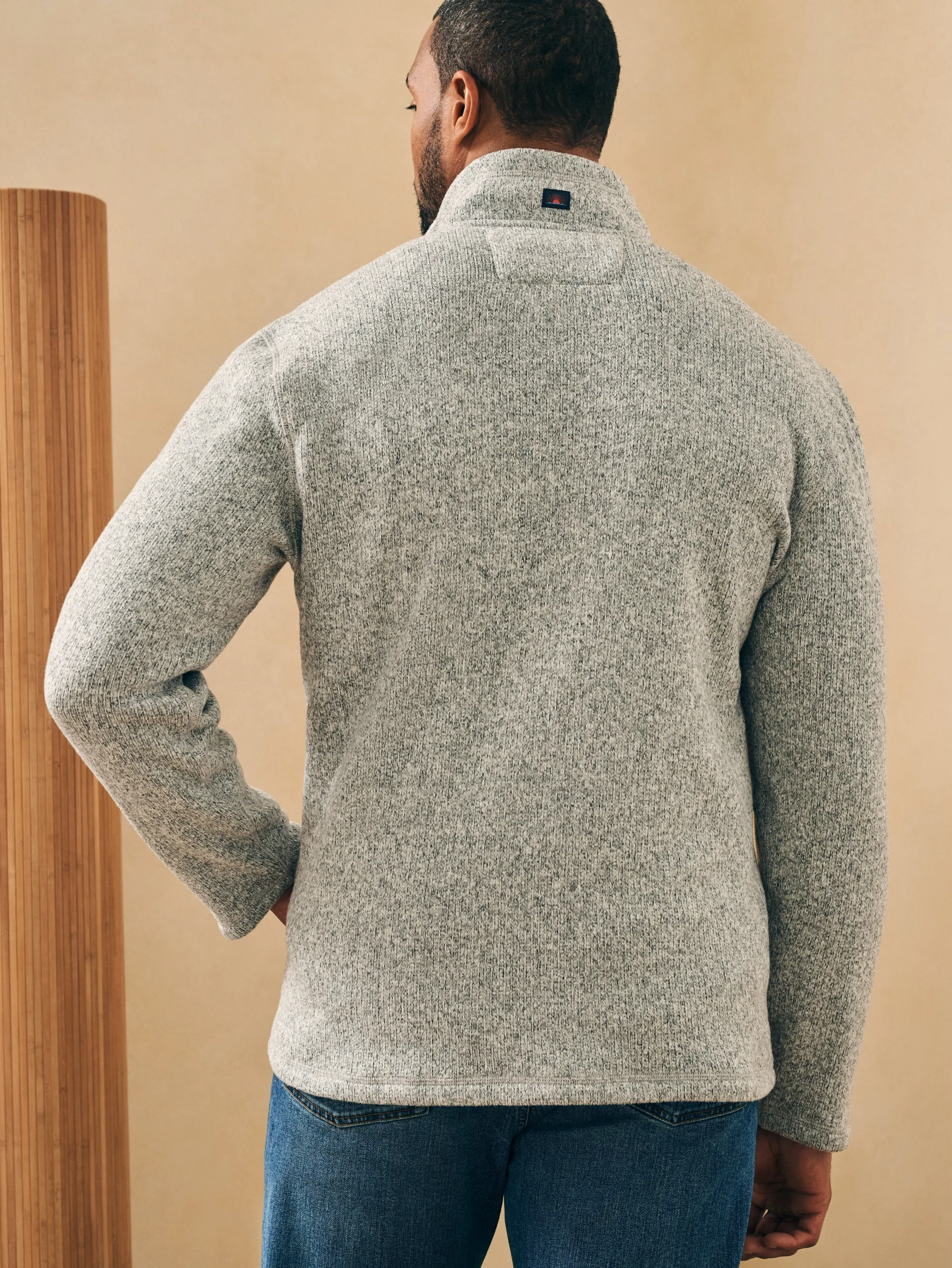 Faherty Brand Sweater Fleece Full Zip -^ Sweaters|Hoodies & Sweatshirts