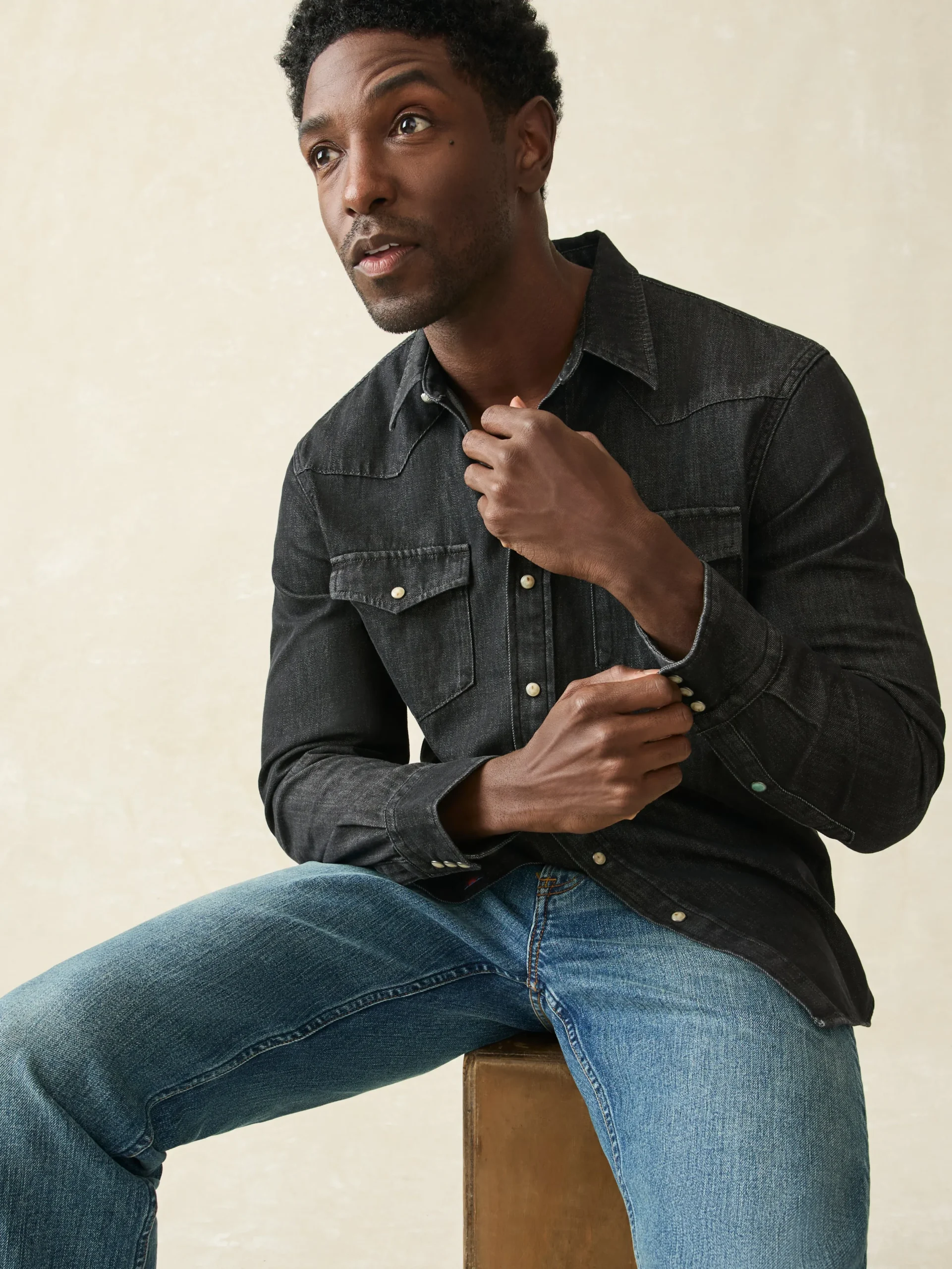 Faherty Brand The Western Shirt -^ Shirts