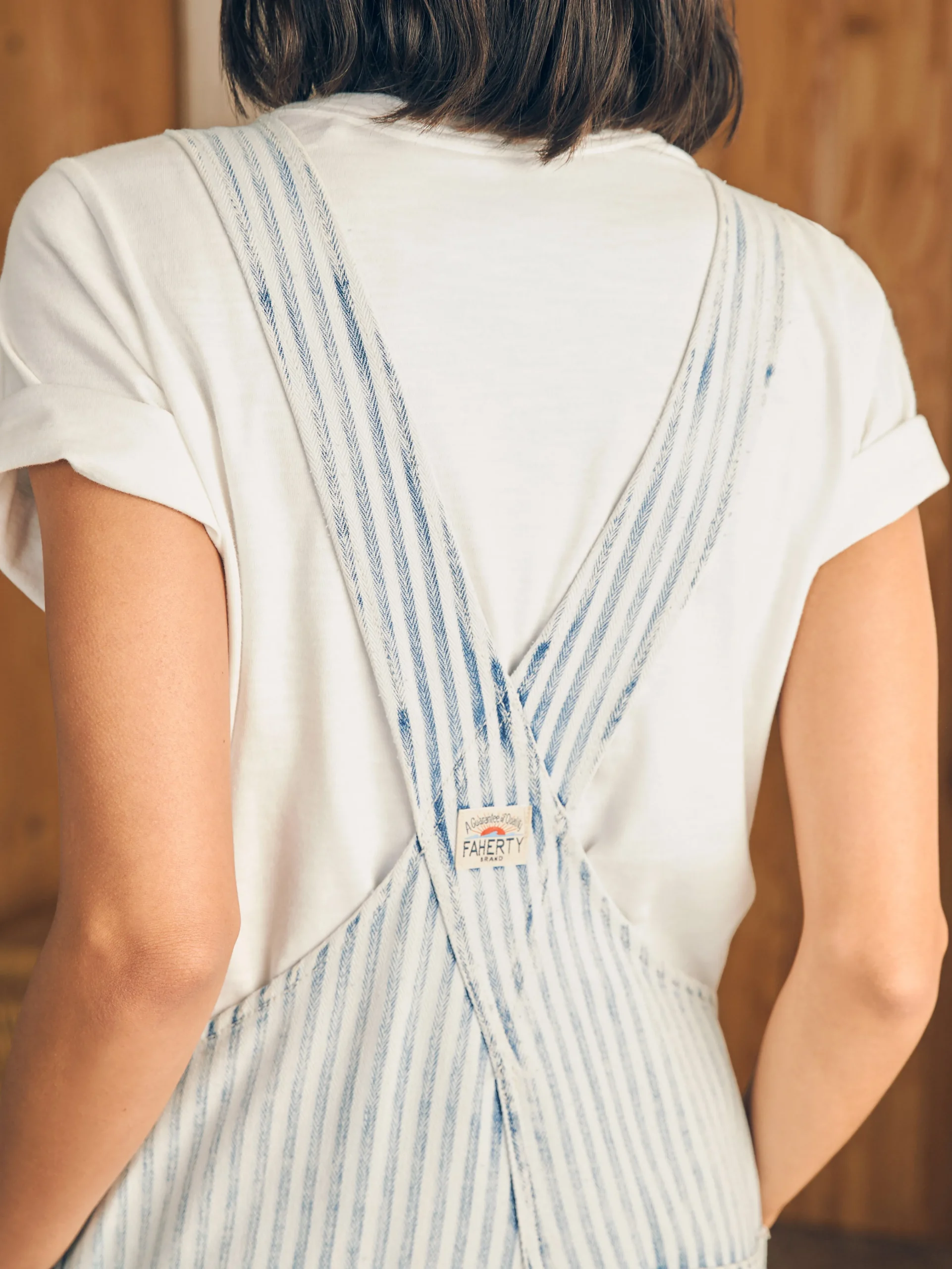 Faherty Brand Topsail Straight Leg Overall -^Women Dresses|Overalls & Jumpsuits