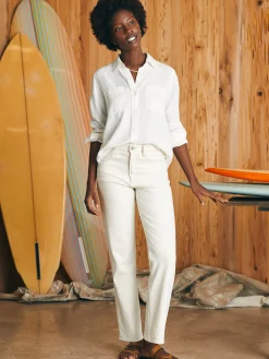 Faherty Brand Tried & True Chambray Shirt -^Women Shirts & Tops