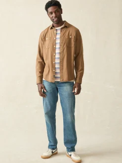 Faherty Brand Tried & True Chambray Workshirt -^ Shirts