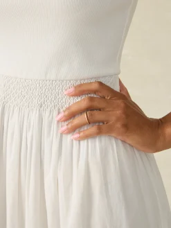 Faherty Brand Tropical Cotton Ribbed Tank Dress -^Women Dresses