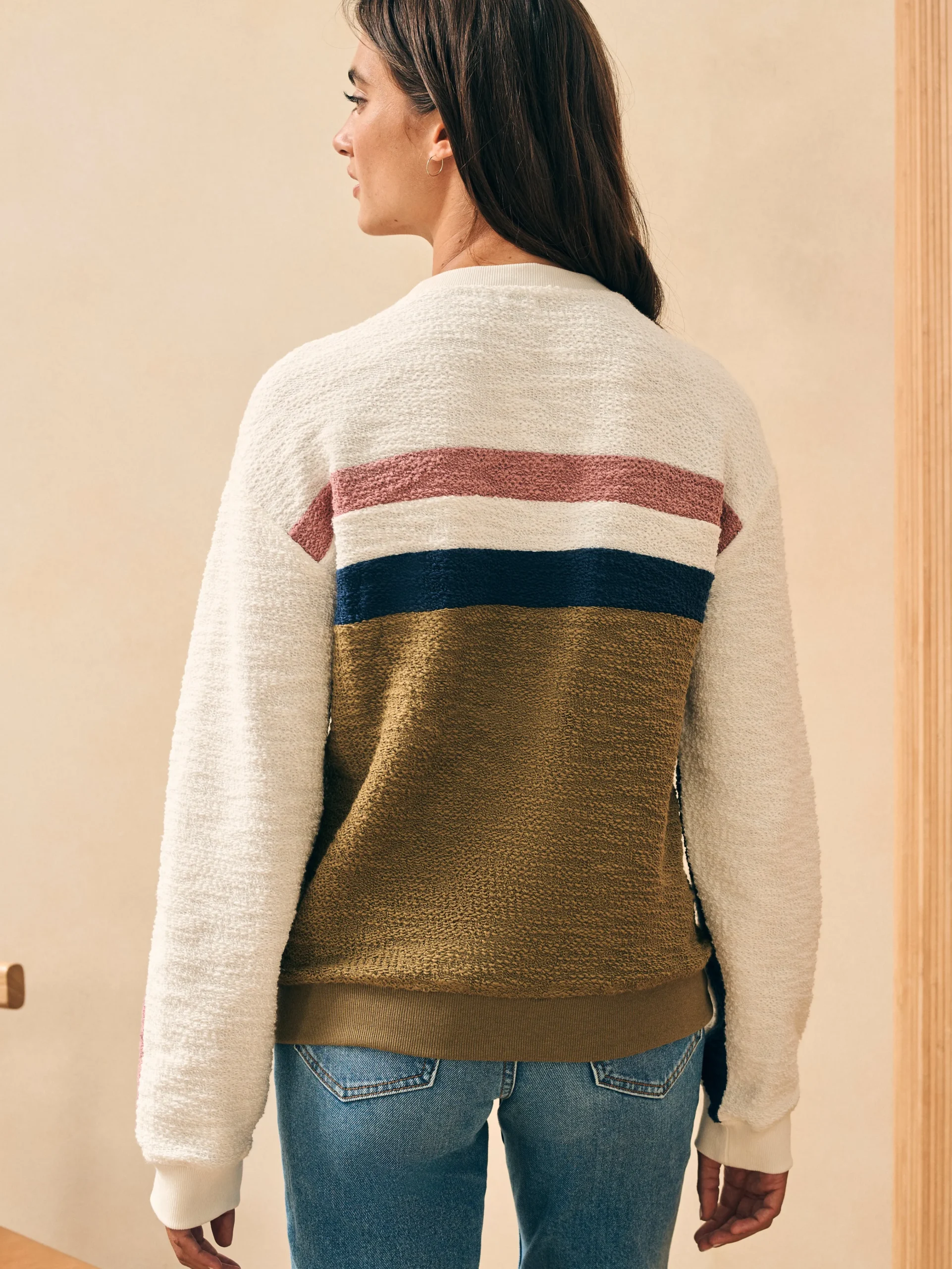 Faherty Brand Vista Stripe Pullover -^Women Hoodies & Sweatshirts
