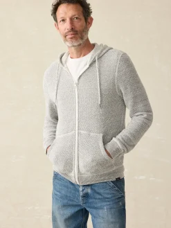 Faherty Brand Whitewater Full Zip Hoodie (Tall) -^ Hoodies & Sweatshirts|Lounge