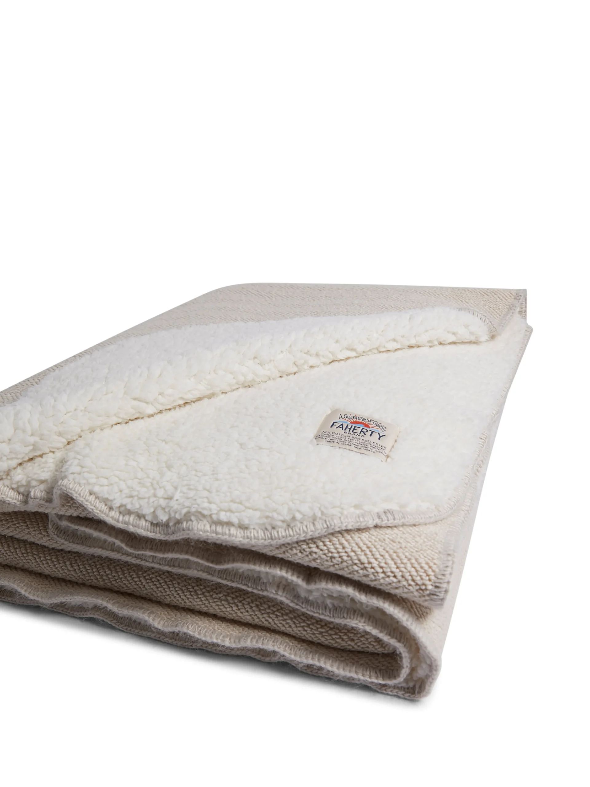 Faherty Brand Whitewater High Pile Fleece Blanket -^Women Home & More|Home & More
